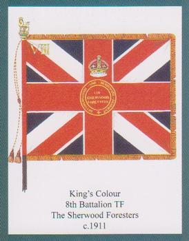 2007 Regimental Colours : The Sherwood Foresters (Nottinghamshire and Derbyshire Regiment) 2nd Series #3 King's Colour 8th Battalion TF 1911-1959 Front