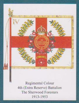 2007 Regimental Colours : The Sherwood Foresters (Nottinghamshire and Derbyshire Regiment) 2nd Series #5 Regimental Colour 4th Battalion 1913-1953 Front