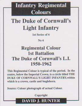2007 Regimental Colours : The Duke of Cornwall's Light Infantry #6 Regimental Colour 1st Battalion 1950-1962 Back