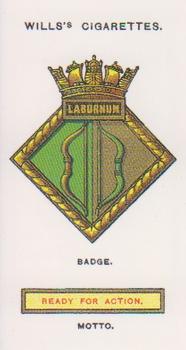 2000 Card Collectors Society Ships' Badges #46 Laburnum Front