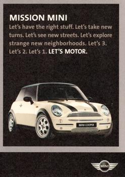 2003 Mini Let's Motor #NNO Mission Mini Back