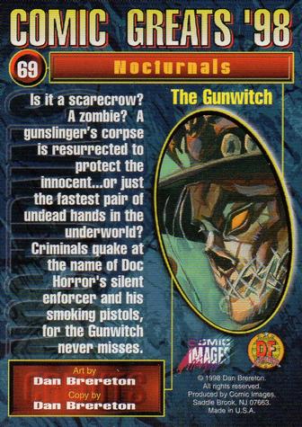 1998 Comic Images Comic Greats '98 #69 Nocturnals: The Gunwitch Back