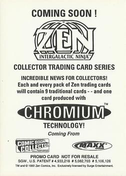 1993 Zen Dealer Promo #NNO Zen Back