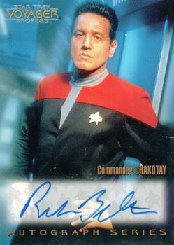 1998 SkyBox Star Trek Voyager Profiles - Autographs #A2 Robert Beltran Front