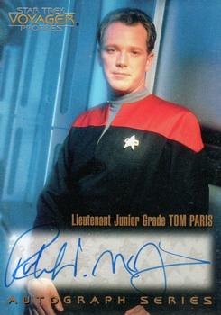 1998 SkyBox Star Trek Voyager Profiles - Autographs #A6 Robert Duncan McNeill Front