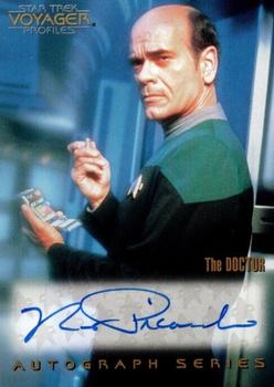 1998 SkyBox Star Trek Voyager Profiles - Autographs #A8 Robert Picardo Front