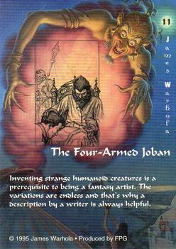 1995 FPG James Warhola #11 The Four-Armed Joban Back