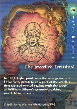 1995 FPG James Warhola #24 The Jewelled Terminal Back