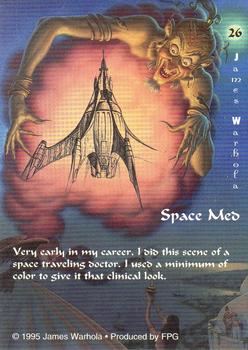1995 FPG James Warhola #26 Space Med Back