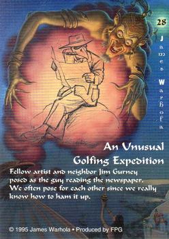 1995 FPG James Warhola #28 An Unusual Golfing Expedition Back
