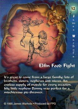 1995 FPG James Warhola #32 Elfin Food Fight Back