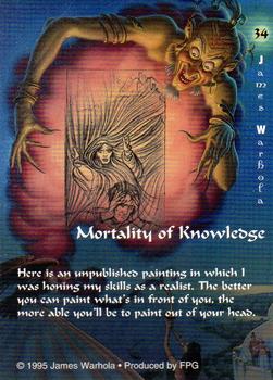 1995 FPG James Warhola #34 Mortality of Knowledge Back