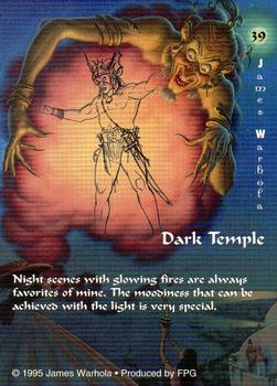 1995 FPG James Warhola #39 Dark Temple Back