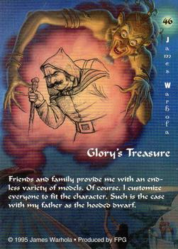 1995 FPG James Warhola #46 Glory's Treasure Back