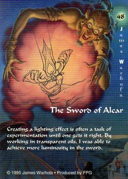 1995 FPG James Warhola #48 The Sword of Alcar Back
