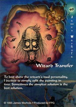 1995 FPG James Warhola #49 Wizard Transfer Back