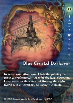 1995 FPG James Warhola #51 Blue Crystal Darkover Back