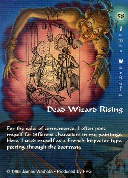 1995 FPG James Warhola #58 Dead Wizard Rising Back