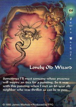 1995 FPG James Warhola #59 Lonely Old Wizard Back