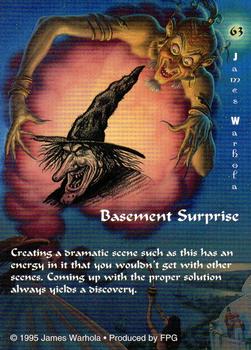 1995 FPG James Warhola #63 Basement Surprise Back