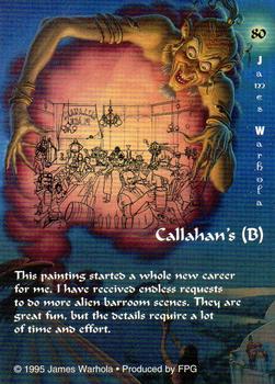 1995 FPG James Warhola #80 Callahan's (B) Back