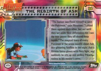 1999 Topps Pokemon the First Movie - Foil (Black Topps Logo) #38 The Rebirth of Ash Back