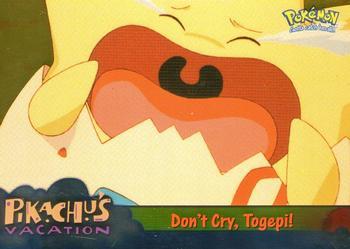 1999 Topps Pokemon the First Movie - Foil (Black Topps Logo) #43 Don't Cry, togepi! Front