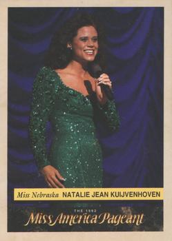 1992 Miss America Pageant Contestants (100) #75 Natalie Jean Kuijvenhoven Front