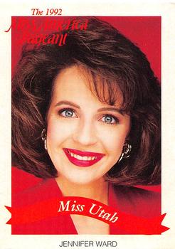1992 Miss America Pageant Contestants (100) #92 Jennifer Ward Front