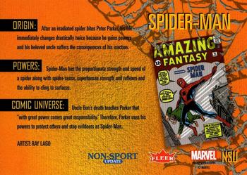2017 Fleer Ultra Marvel Spider-Man #NSU Spider-Man Back