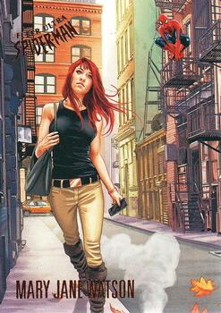 2017 Fleer Ultra Marvel Spider-Man #10 Mary Jane Parker Front