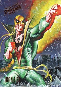 2017 Fleer Ultra Marvel Spider-Man #63 Iron Fist Front