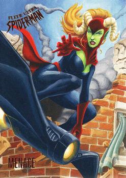 2017 Fleer Ultra Marvel Spider-Man #74 Menace Front