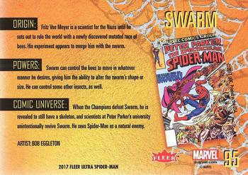 2017 Fleer Ultra Marvel Spider-Man #95 Swarm Back