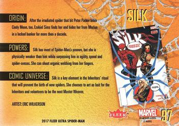 2017 Fleer Ultra Marvel Spider-Man #97 Silk Back