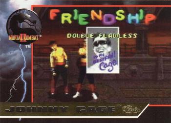 1994 Classic Mortal Kombat II - Friendship Moves #FD7 Johnny Cage Front