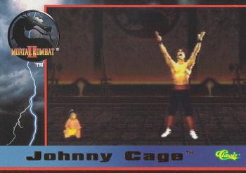 1994 Classic Mortal Kombat II - Babality Moves #BAB7 Johnny Cage Front