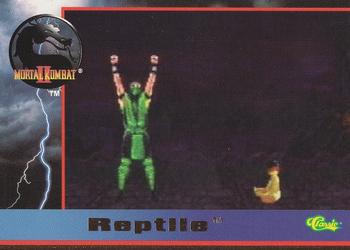 1994 Classic Mortal Kombat II - Babality Moves #BAB10 Reptile Front