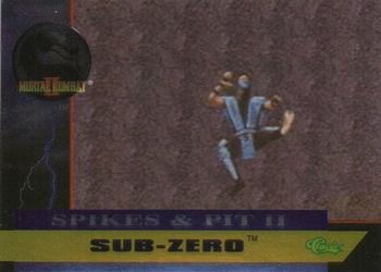 1994 Classic Mortal Kombat II - Spikes & Pit II #SP12 Sub-Zero Front