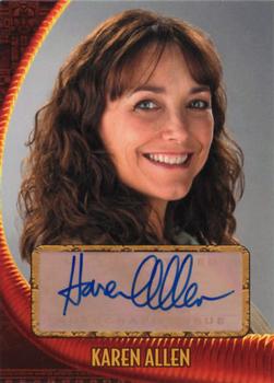 2008 Topps Indiana Jones and the Kingdom of the Crystal Skull - Autographs #NNO Karen Allen Front