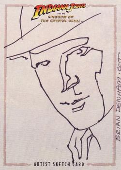 2008 Topps Indiana Jones and the Kingdom of the Crystal Skull - Sketch #NNO Brian Denham Front