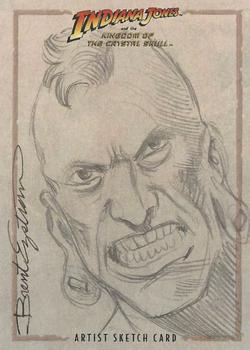 2008 Topps Indiana Jones and the Kingdom of the Crystal Skull - Sketch #NNO Brent Engstrom Front