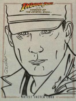 2008 Topps Indiana Jones and the Kingdom of the Crystal Skull - Sketch #NNO Kevin Graham Front