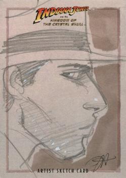 2008 Topps Indiana Jones and the Kingdom of the Crystal Skull - Sketch #NNO Jessica Hickman Front