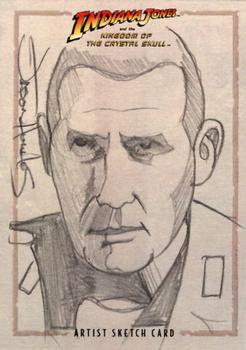 2008 Topps Indiana Jones and the Kingdom of the Crystal Skull - Sketch #NNO Jason Hughes Front
