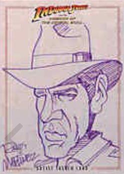 2008 Topps Indiana Jones and the Kingdom of the Crystal Skull - Sketch #NNO Randy Martinez Front