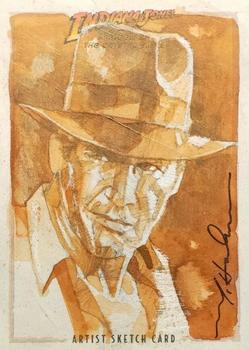 2008 Topps Indiana Jones and the Kingdom of the Crystal Skull - Sketch #NNO Mark McHaley Front