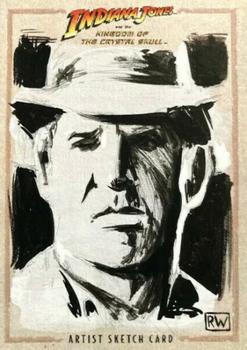 2008 Topps Indiana Jones and the Kingdom of the Crystal Skull - Sketch #NNO Ryan Waterhouse Front