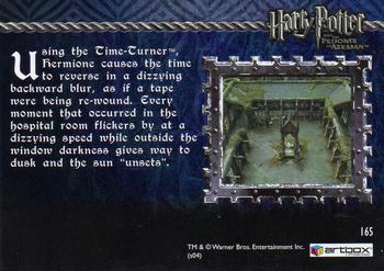 2004 ArtBox Harry Potter and the Prisoner of Azkaban Update Edition #165 Back In Time Back