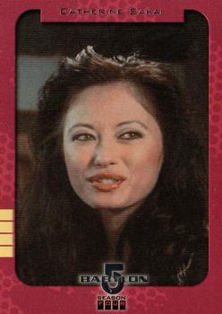 1998 Fleer Babylon 5 Season 4 - Season One Retrospective #S2 Catherine Sakai Front